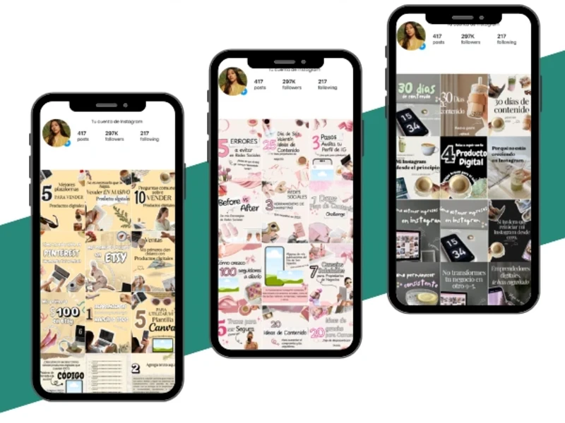carruseles para vender productos digitales