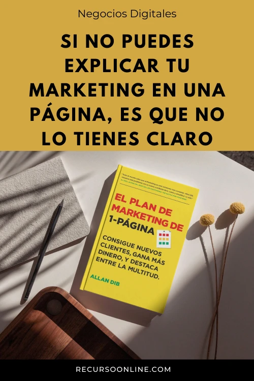 marketing digital en una pagina