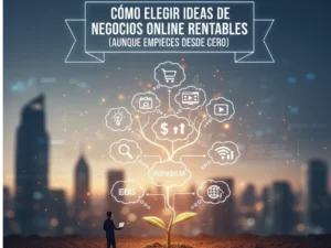 Cómo elegir el modelo de ingresos online que encaja contigo ideas de negocios online