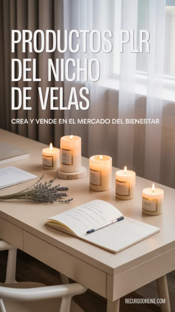 productos plr en español de velas