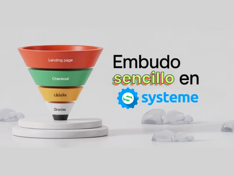 crear embudo sencillo en systeme
