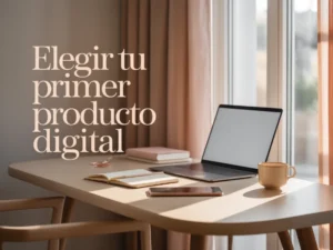 elegir tu primer producto digital