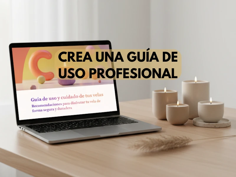CREA UNA GUIA DE USO PROFESIONAL CON GAMMA