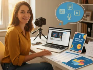 5 productos digitales que puedes crear en una tarde