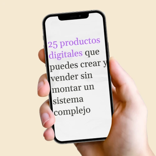 25 ideas productos digitales