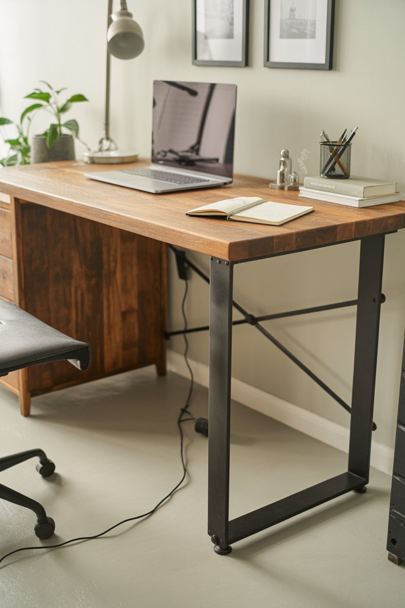 Escritorio estilo industrial VASAGLE