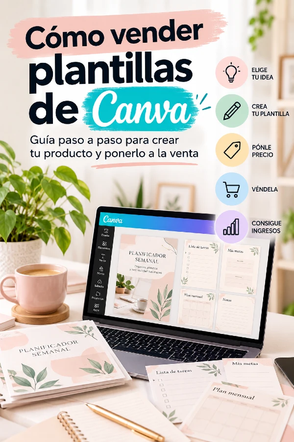 Cómo crear plantillas de Canva para vender paso a paso