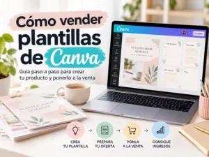 Cómo vender plantillas de Canva: guía para crear tu producto y ponerlo a la venta como crear plantillas en canva para vender