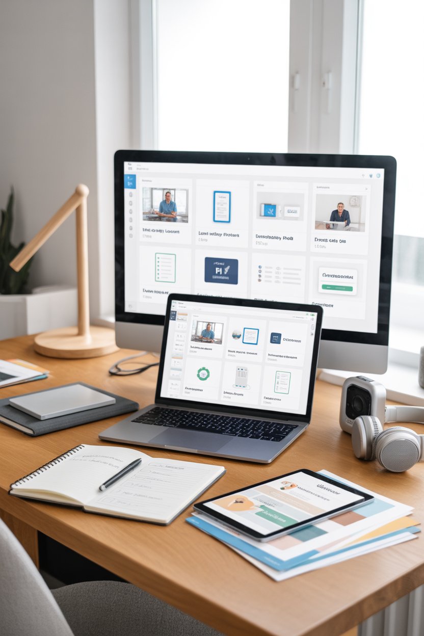 Cursos online por módulos