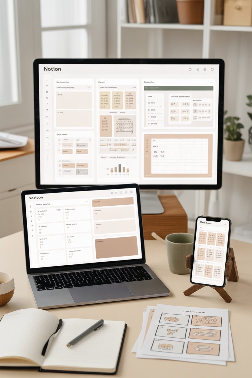 Notion templates para productividad