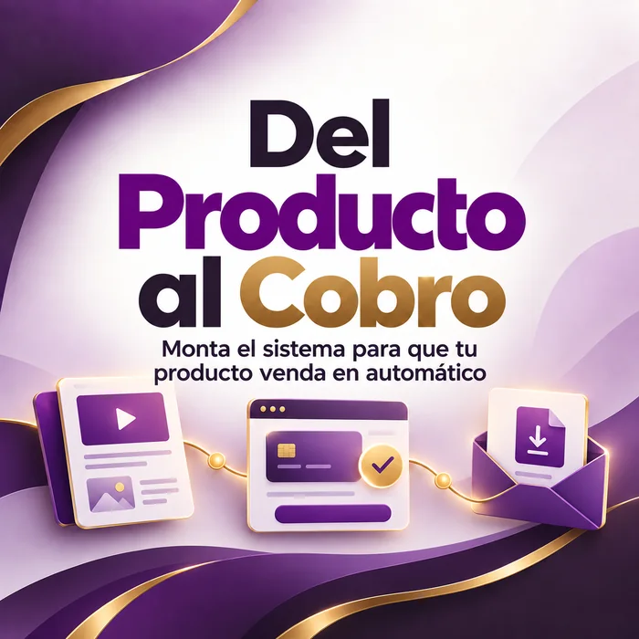 Del Producto al Cobro: monta el sistema para que tu producto venda en automático